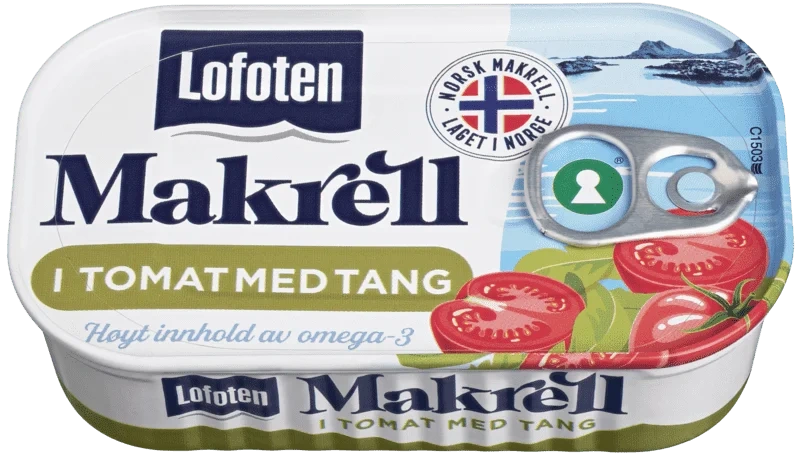 Lofoten Makrell i Tomat med Tang 110g