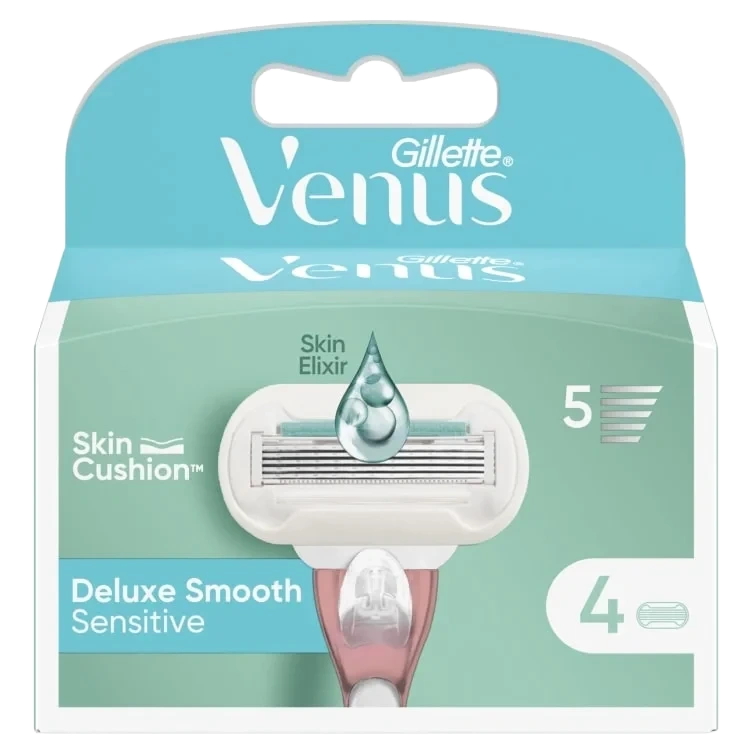 Venus Barberblad Smooth Sensitive 4 Gillette