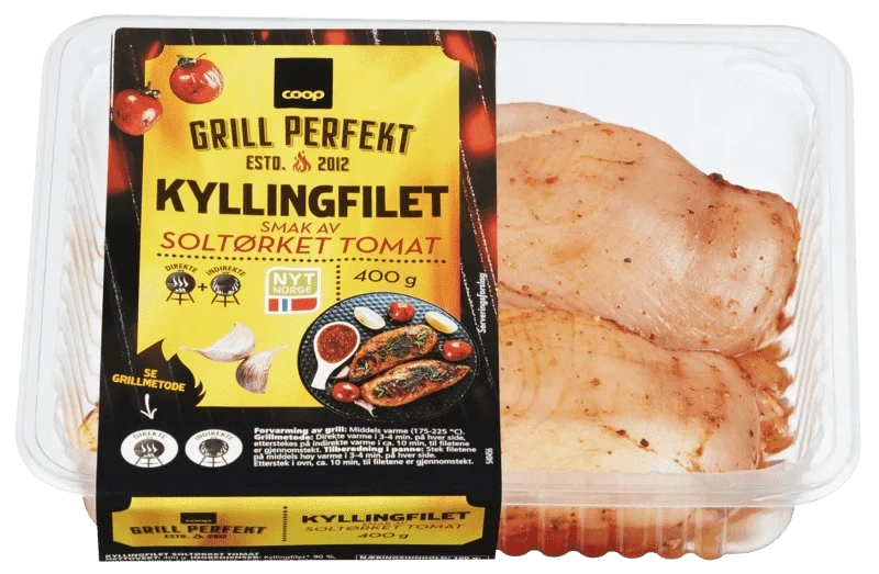 Coop Kyllingfilet Soltørket Tomat 400g