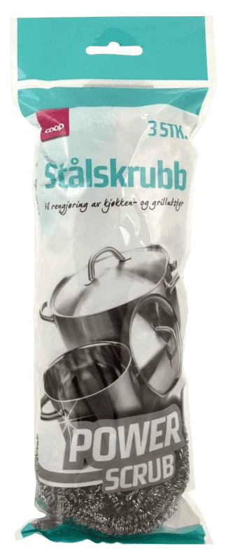 Coop Stålskrubb 3stk
