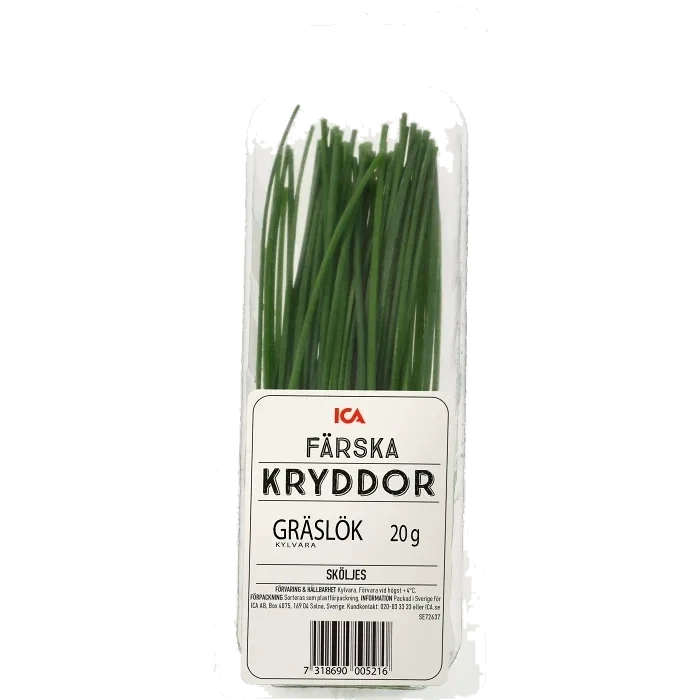 Gräslök i ask 20g Klass 1 ICA