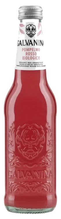 Rød Grapefruktbrus Øko 355ml Galvanina