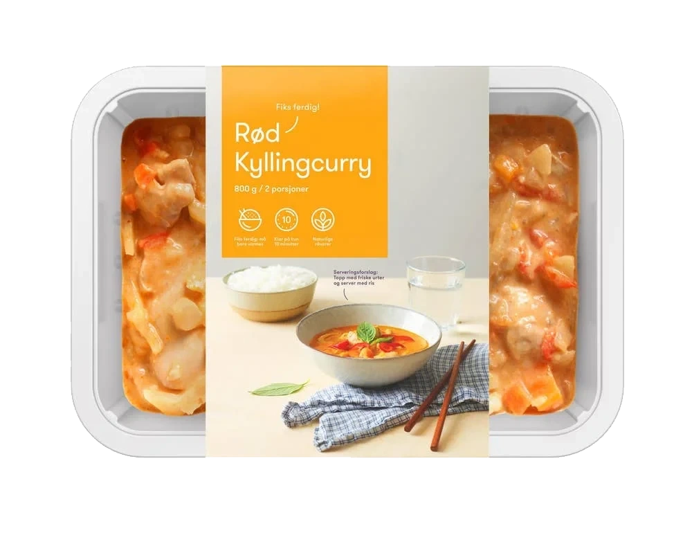 Rød Kyllingcurry
