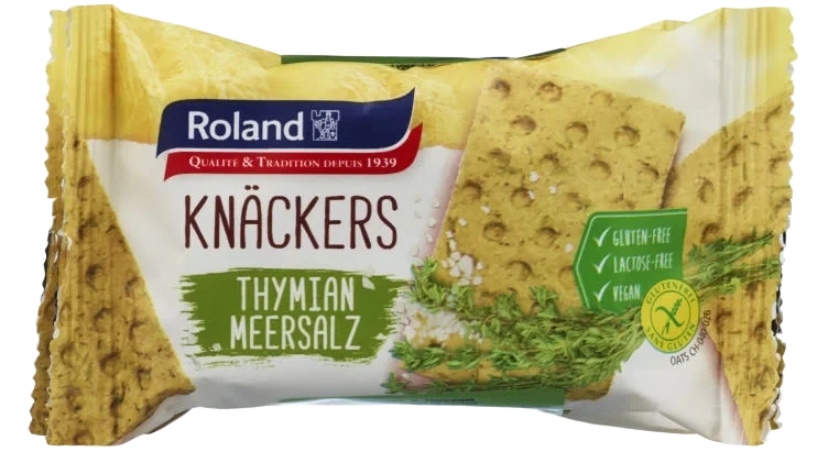 Crackers Timian Salt glutenfri 140g Roland