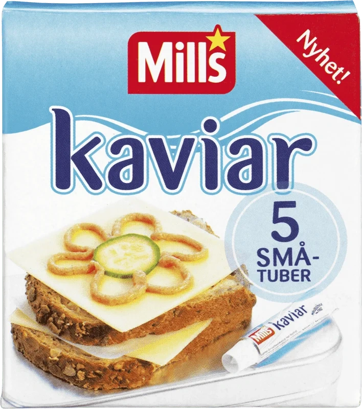 Mills Kaviar Porsjonstuber 5stk a 12g