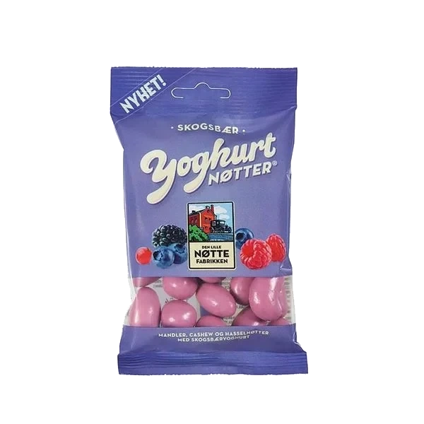 Yoghurtnøtter Skogsbær