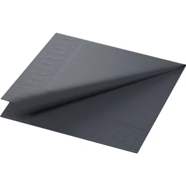 Serviett 2l 33cm 125 stk Sort