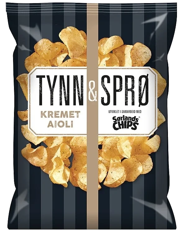 Tynn&Sprø Kremet Aioli 150g Sørlandschip