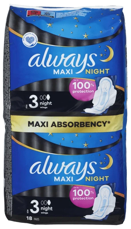 Always Bind Maxi Night S3 18stk