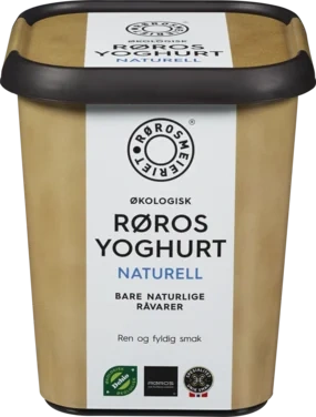 Røros Yoghurt Naturell Økol. 500g Rørosmeieriet
