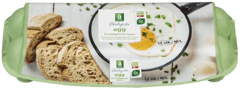 Änglamark Egg M/L 12stk Økologisk
