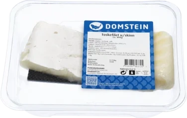 Torskefilet u/Skinn 400g