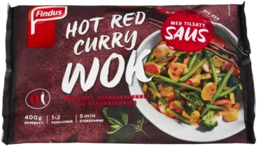 Wok Hot Red Curry 400g Findus