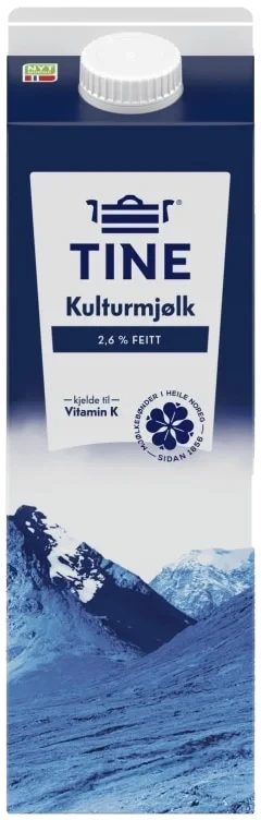 Kulturmjølk 1l Tine