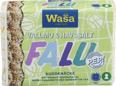 Wasa Knekkebrød Falu Rågrut Valmuefrø 235g