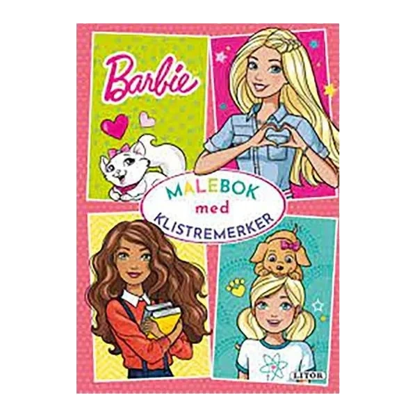 Barbie: Malebok med Klistremerker