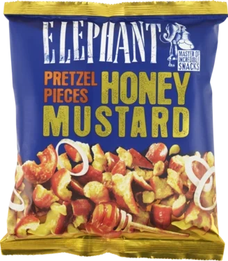 Elephant Pretzel Pieces Honey Mustard 125g
