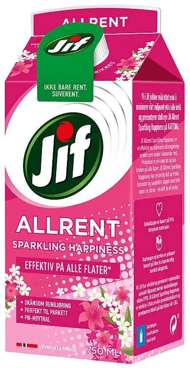 Jif Allrent Sparkling Happiness 750ml