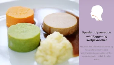 Sooft Meals Engangsporsjon med Medisterkaker med Grønnsaker og Saus 295 g Delikat Moset Mat