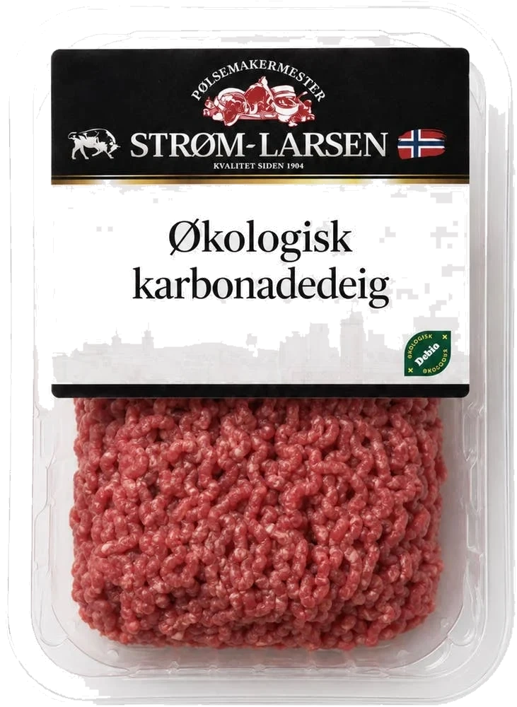 Økologisk karbonadedeig