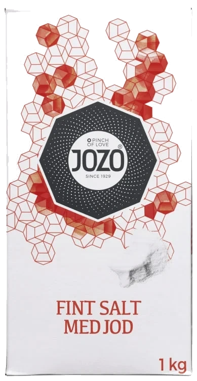 Salt Fint m/Jod 1kg Jozo