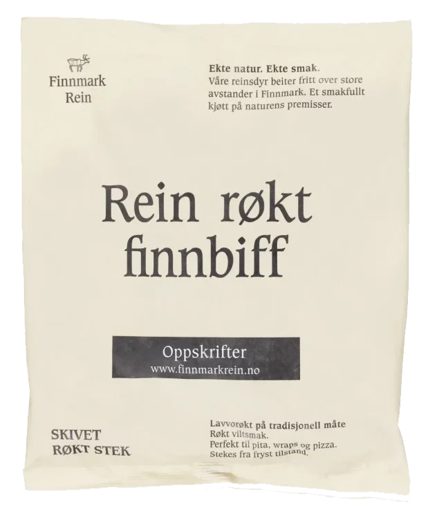 Rein Røkt Finnbiff 300g Finnmark Rein