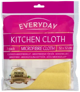 Everyday Mikrofiberklut Kjøkken 3stk