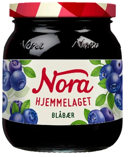 Nora Hjemmelaget Blåbærsyltetøy 400g