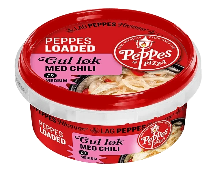 Peppes Loaded Gul Løk m/Chili 125g