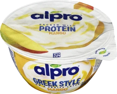 Plantebasert Yoghurt Greek Style Soya Mango 150g Alpro