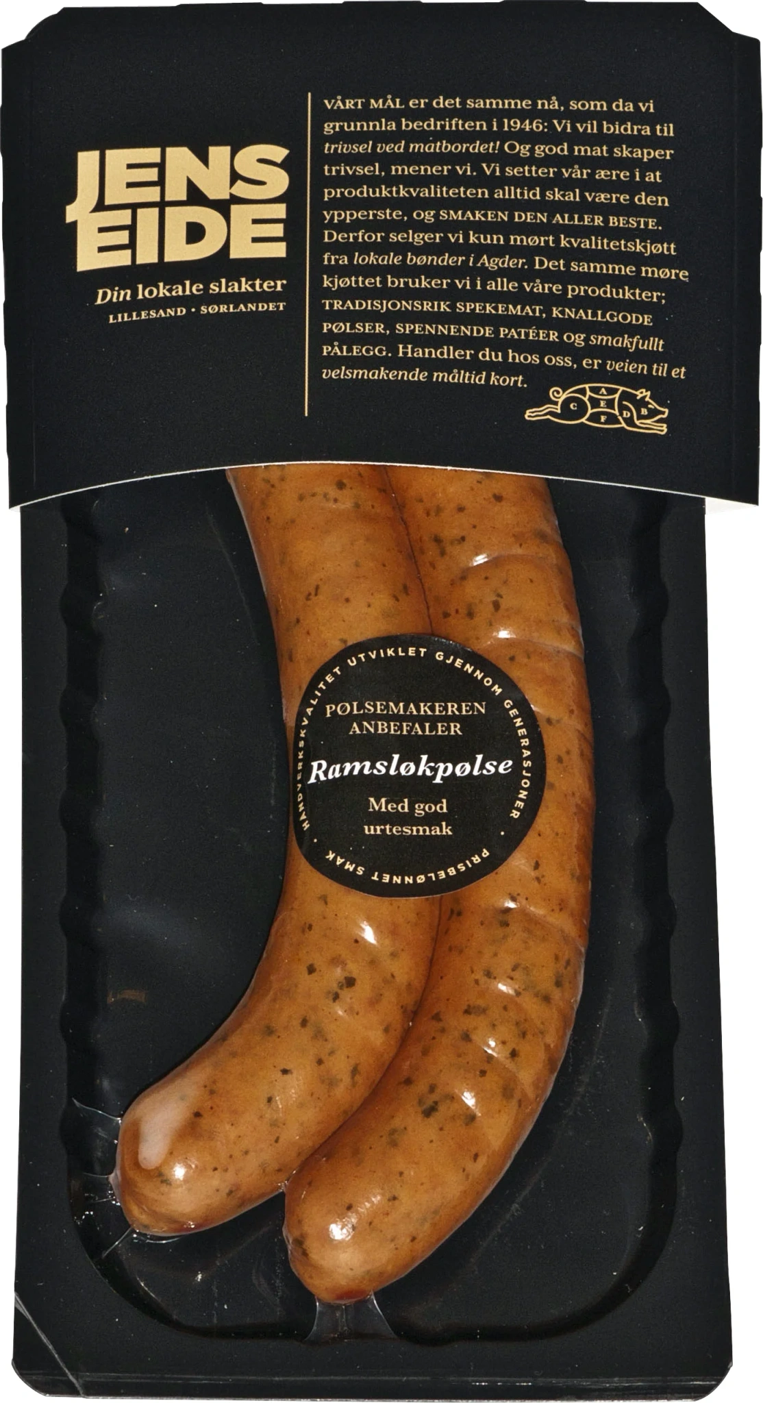 Ramsløkpølse 230g Jens Eide