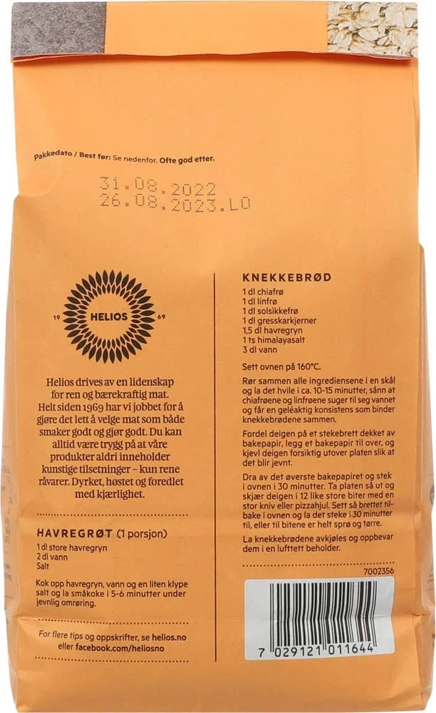 Store havregryn økologisk