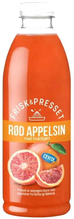 Appelsinjuice Rød 1l Cevita