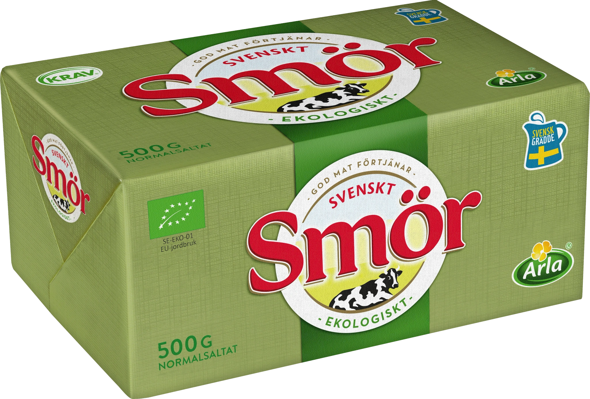 Eko smör normalsaltat 82% 500g