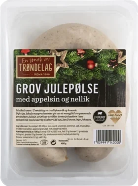 Grov Julepølse m/ Appelsin og Nellik