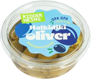 Halkidikioliver i Örtmarinad 160g Ridderheims