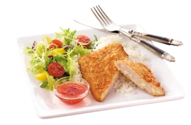 Panert Kalkunsteaklet m/Ost 36X140g