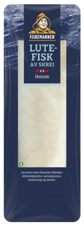 Lutefisk hel Loin ca 1kg Fiskemannen
