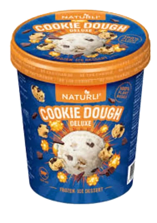 Naturli' Iskrem Cookie Dough&Karamell 480ml