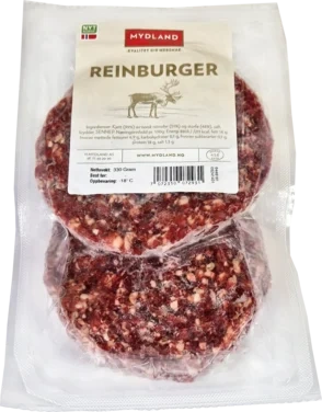 Reinsdyrburger 2 X 165g Frys Mydland