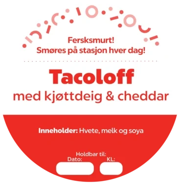 Circle K Ø70mm Tacoloff, 500 stk