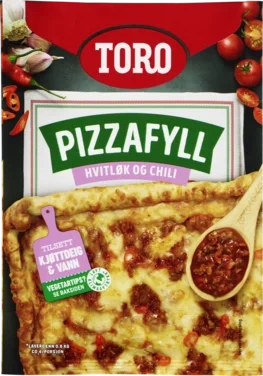 Toro Pizzafyll Hvitløk&Chili 21x60g