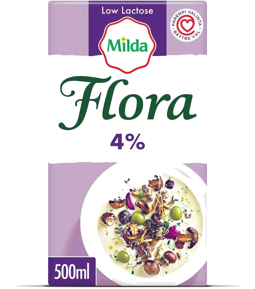 Matlagningsalternativ Mat 4% Låglaktos