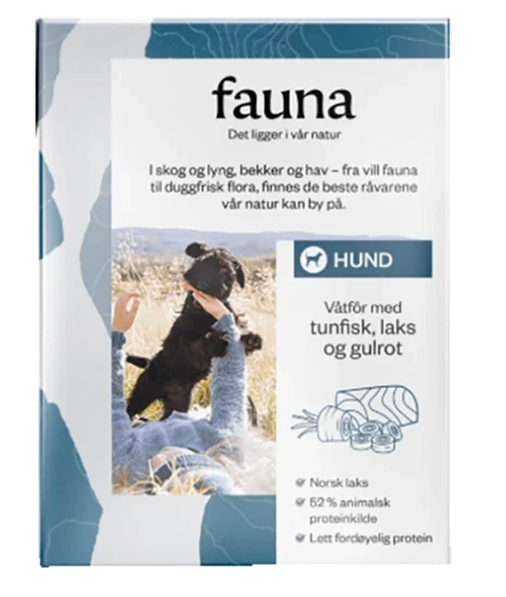 Fauna Hund Våtfor Tunfisk & Laks 375g
