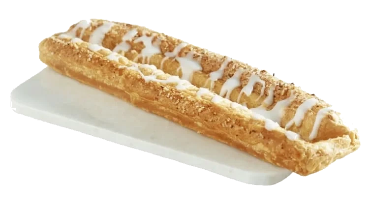 Wienerstang m/Vaniljekrem og Melis