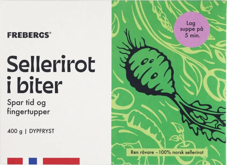 Sellerirot i Biter 400g Frebergs