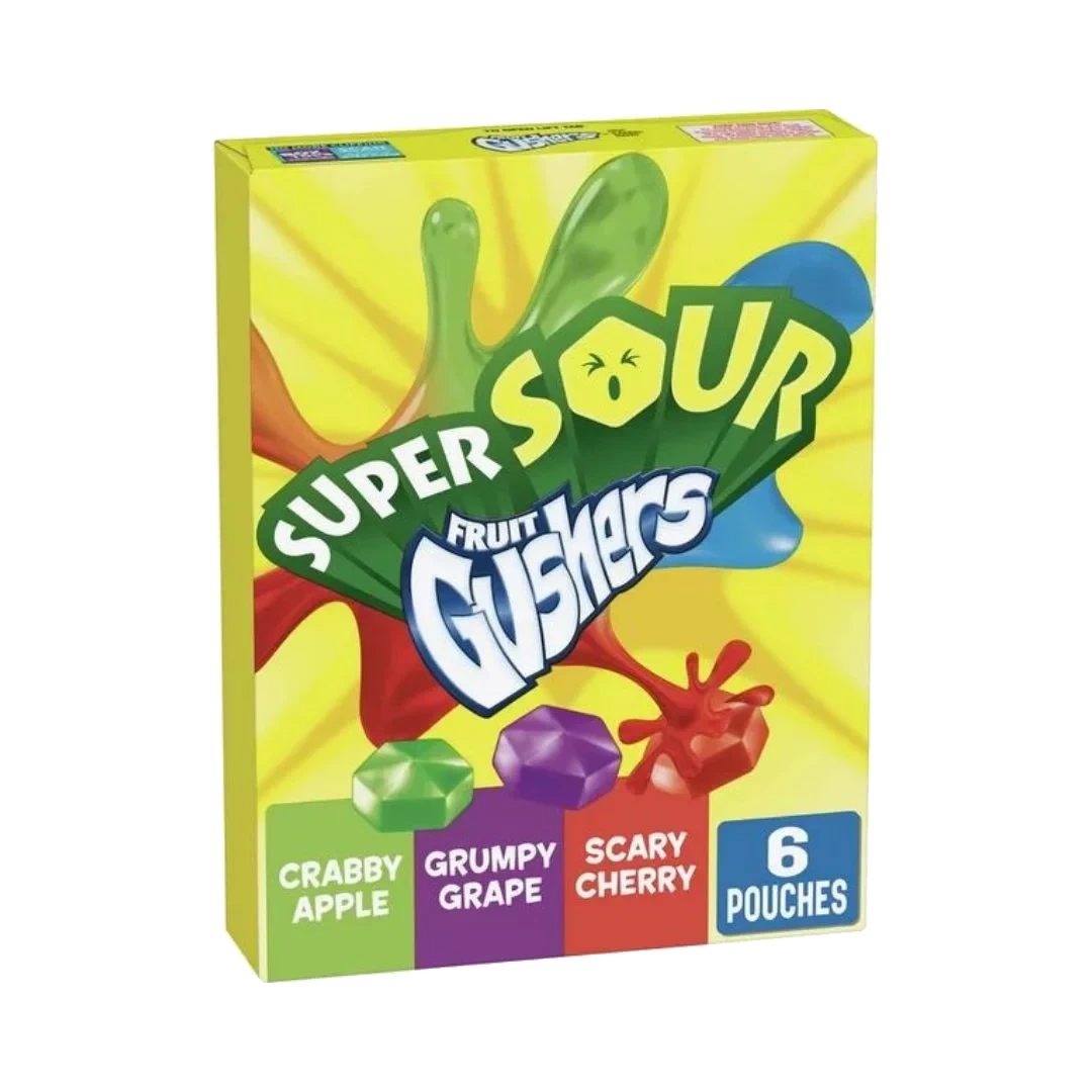 Fruit Gushers Super Sour 138 g DATOVARE