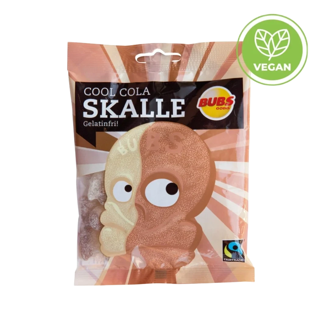 Bubs Cool Cola Skalle 90 g
