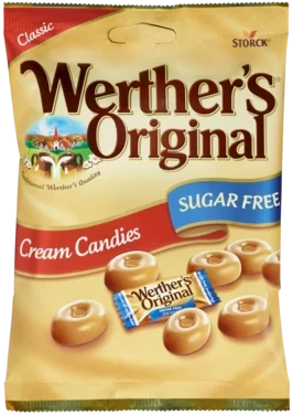 Werther’s Original Sugar Free Cream Candies Bonbons Classiques