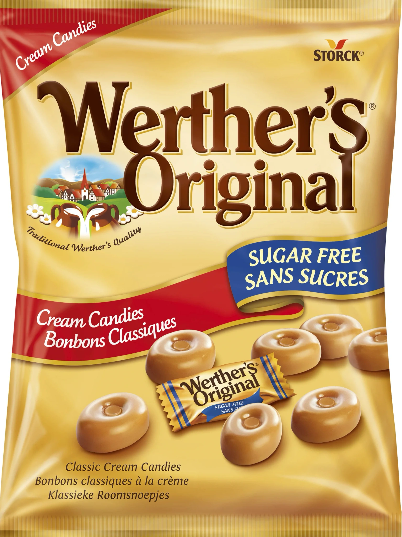 Werther’s Original Sugar Free Cream Candies Bonbons Classiques